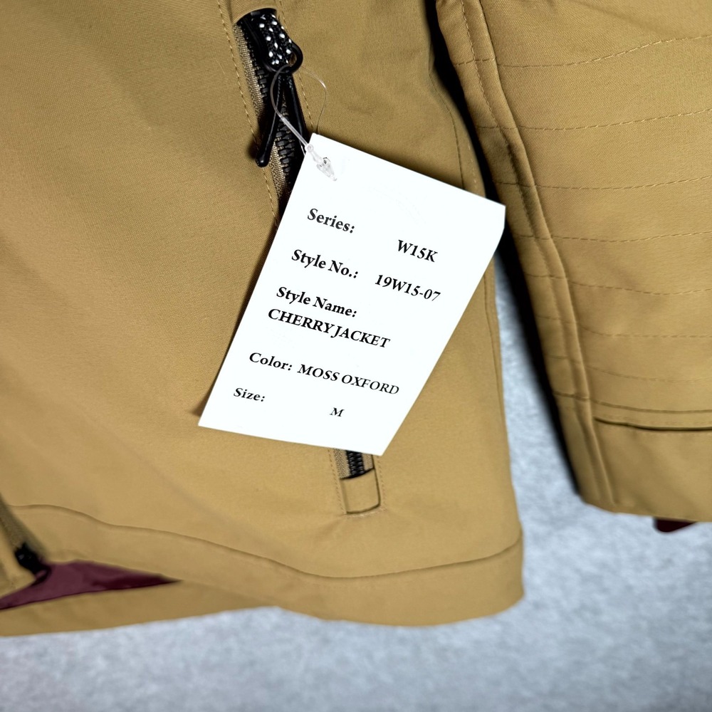 Ride Snowboards Cherry Snow Jacket Womens Medium Moss Oxford Insulated Hooded - Picture 3 of 12